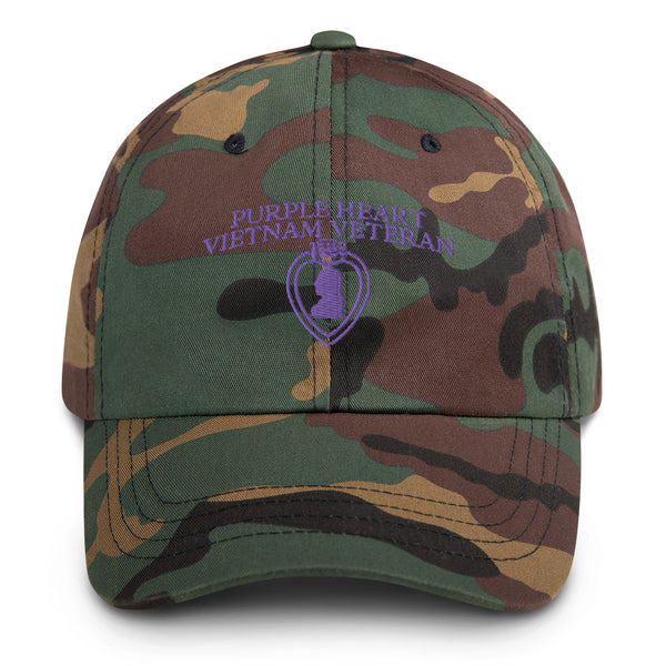 Purple Heart Vietnam Veteran Dad hat Baseball cap