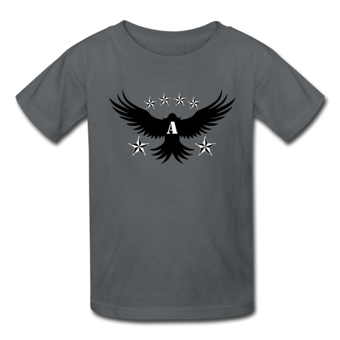 Alpha Eagle Kids' T-Shirt - charcoal