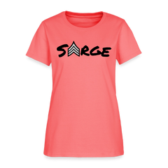 Women's Sarge T-Shirt - coral