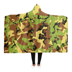 Camouflage Hoodie Blanket