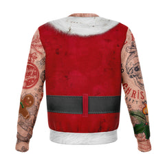 Sleeveless Bad Santa Ugly Christmas Sweater