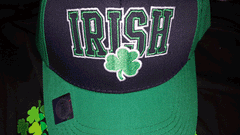 Irish Shamrock Skull T-shirt and Hat Combo