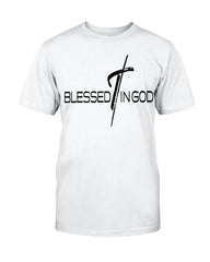 Graphic T-Shirt, Blessed in God Short Sleeve Tee