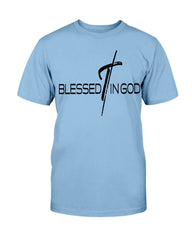 Graphic T-Shirt, Blessed in God Short Sleeve Tee