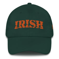 St. Patrick's Gold Irish Shamrock Dad hat
