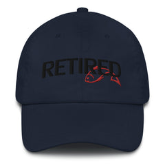 Retired For Fishing Dad hat