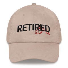 Retired For Fishing Dad hat