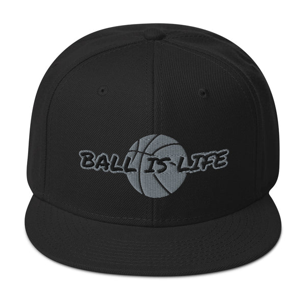 Basketball Ball is Life 3 Snapback Hat