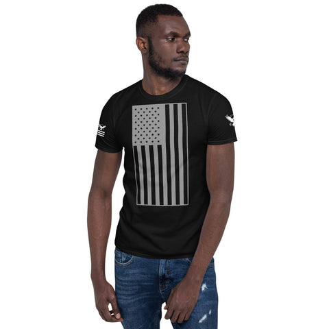 Patriotic American Flag Short-Sleeve T-Shirt