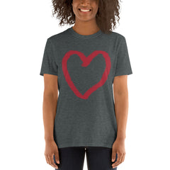 Adult Love Heart Short-Sleeve T-Shirt