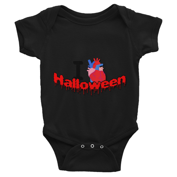 Halloween Infant Bodysuit I Heart Halloween
