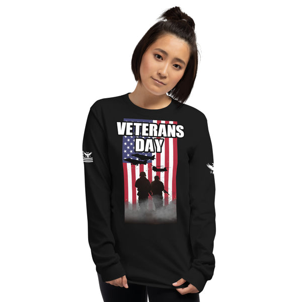 Veteran's Day Long Sleeve T-Shirt - Black