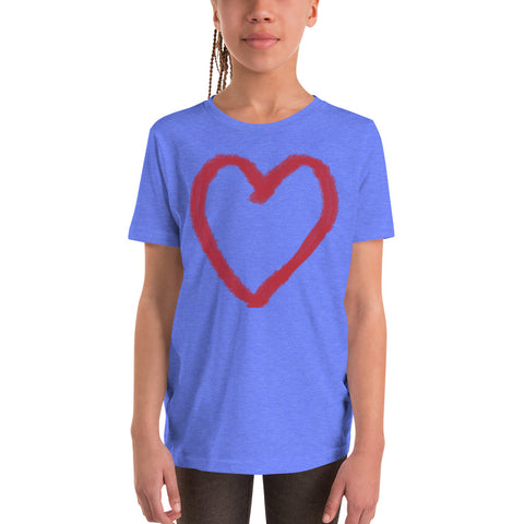 Love Heart Youth Short Sleeve T-Shirt