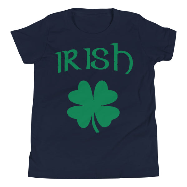 Youth Short Sleeve St. Patrick's Irish Green Shamrock T-Shirt