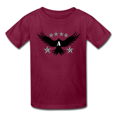 Alpha Eagle Kids' T-Shirt - burgundy