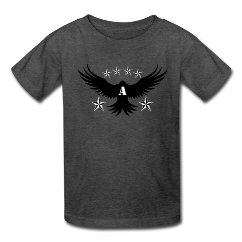 Alpha Eagle Kids' T-Shirt - heather black