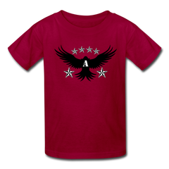 Alpha Eagle Kids' T-Shirt - dark red
