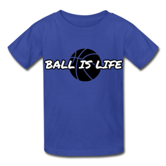 Hanes Youth Ball Is Life Tagless T-Shirt - royal blue