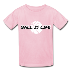 Gildan Ultra Cotton Ball Is Life Youth T-Shirt - light pink