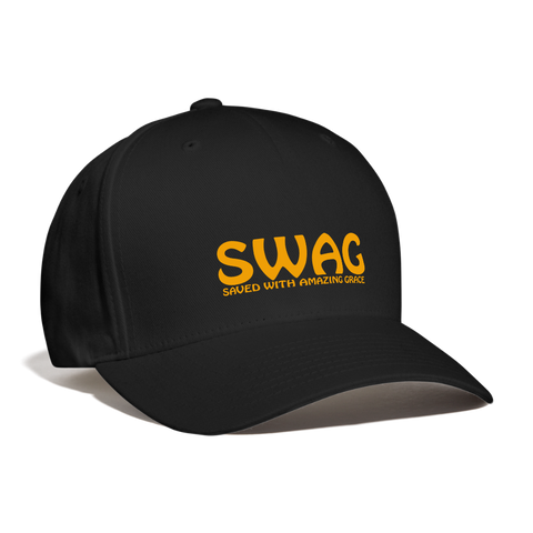 SWAG - Saved With Amazing Grace Baseball Cap - black