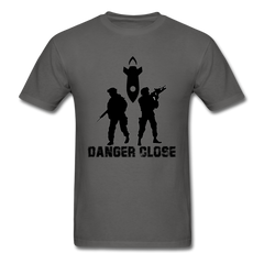 Men's Danger Close T-Shirt - charcoal