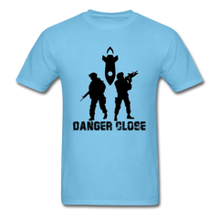 Men's Danger Close T-Shirt - aquatic blue
