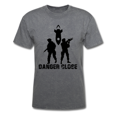 Men's Danger Close T-Shirt - mineral charcoal gray