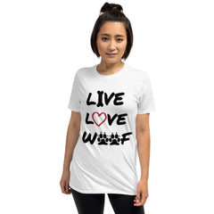 Live Love Woof Pet Short-Sleeve T-Shirt