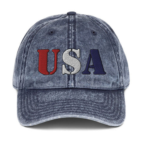 USA Vintage Cotton Twill Cap